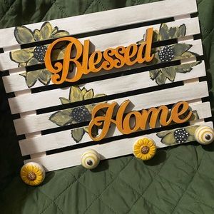 Handmade Sunflower Sign